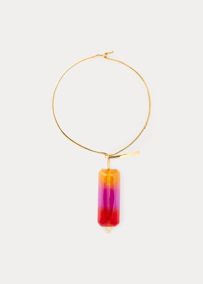 Women's Ralph Lauren Gradient Pendulum Necklace | 780926YKH